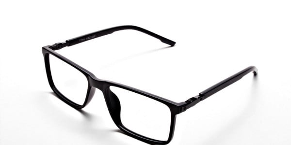 Mattle Black Glasses