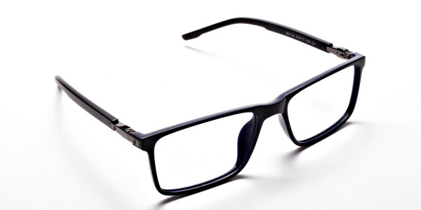 Black & Blue Computer Glasses -1