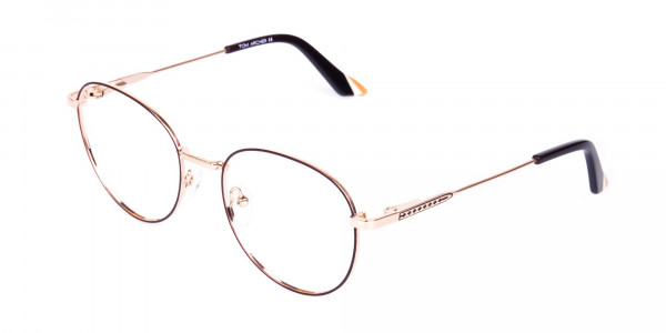 Stylish-Brown-and-Gold-Round-Glasses-3