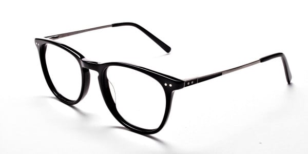  Black Round Glasses, Eyeglasses -3