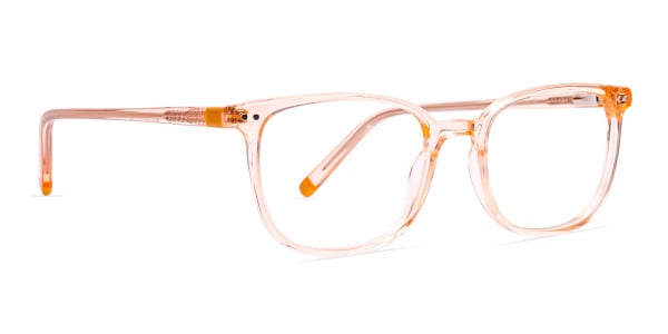 Crystal-clear-and-Transparent-Orange-Rectangular-Glasses-Frames-2