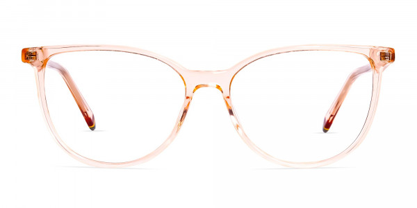 Orange-Colour-Crystal-Clear-or-Transparent-Cat-eye-Glasses-Frames-1