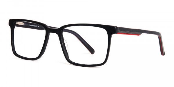 Matte-Black-Designer-Rectangular-Glasses-frames-3