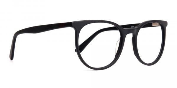 Designer-matte-Black-Full-Rim-Round-Glasses-Frames-2