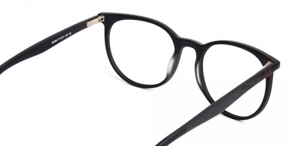 Designer-matte-Black-Full-Rim-Round-Glasses-Frames-5