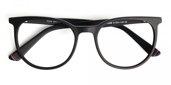 Designer-matte-Black-Full-Rim-Round-Glasses-Frames-6