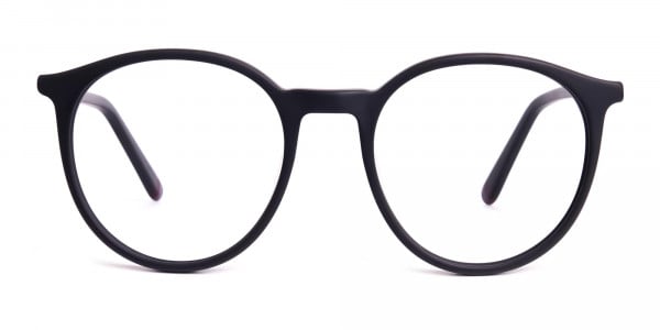 Matte-black-full-rim-Round-Glasses-frames-1