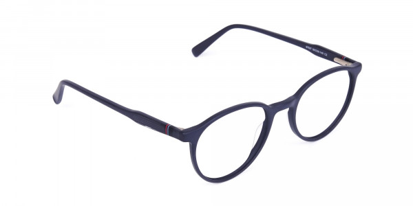 blue light glasses round frame-2