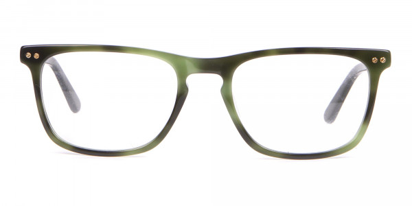 Calvin Klein CK18513 Rectangular Glasses in Green Tortoise-1