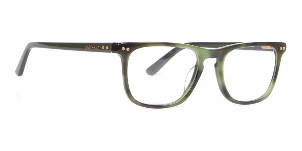 Calvin Klein CK18513 Rectangular Glasses in Green Tortoise-2