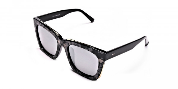 Tortoiseshell Silver Sunglasses -2