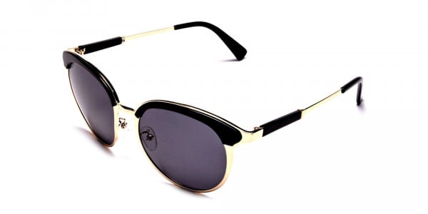 GOLD ROUND Sunglasses -2