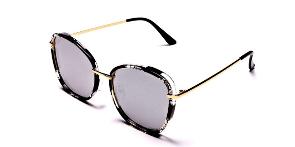 Black Colour Variations Sunglasses - 2