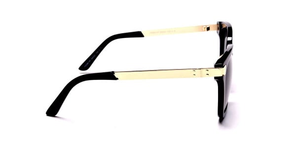 Gold Sides & Black Front Sunglasses -3