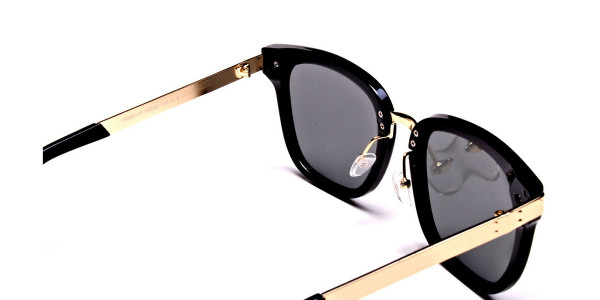 Gold Sides & Black Front Sunglasses -4