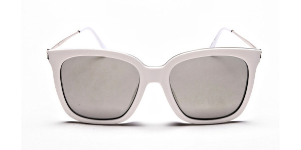 Cream & silver Sunglasses