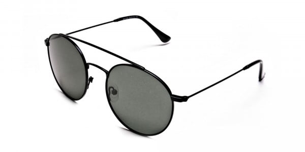 Green Round Sunglasses - 2