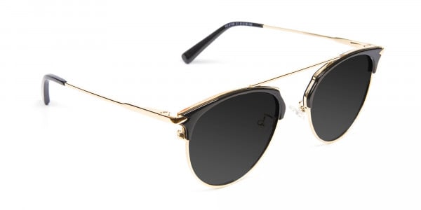 Black and Gold Sunglasses - 2