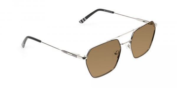 black-silver-metal-geometric-brown-tinted-sunglasses-2