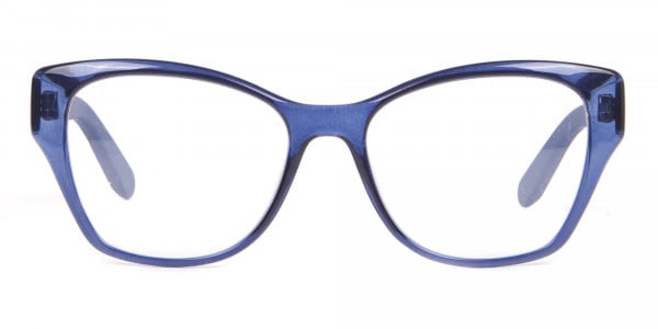 Salvatore Ferragamo SF2827 Cateye Wayfarer Glasses Blue-1