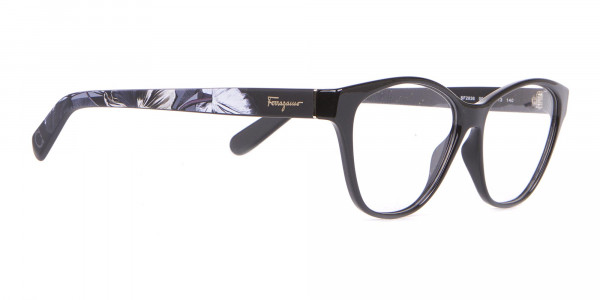 Salvatore Ferragamo SF2836 Women's Cat Eye Glasses Black-2