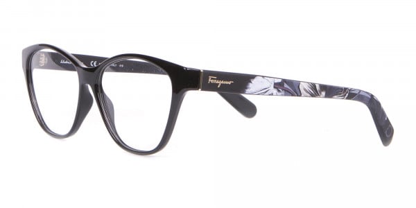 Salvatore Ferragamo SF2836 Women's Cat Eye Glasses Black-3
