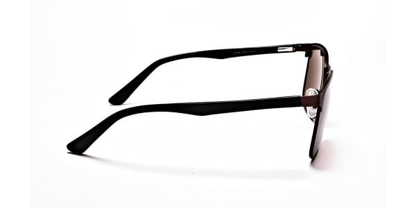 Brown Wayfarer Sunglasses - 3