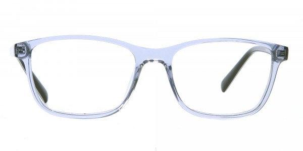 Blue Transparent Glasses in Wayfarer for Men & Women
