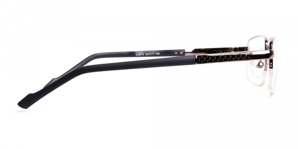 gunmetal-and-black-half-rim-rectangular-glasses-frames -4