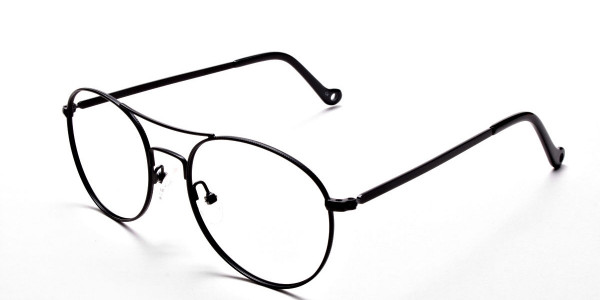 Black Round Glasses, Eyeglasses -3