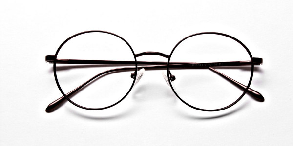 Round Glasses in Brown, Eyeglasses -6