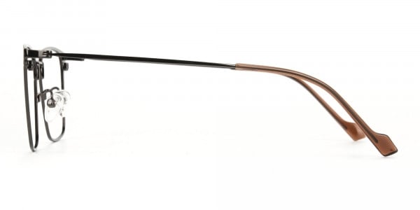 Gunmetal Wayfarer Glasses in Lightweight Metal-4