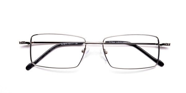 Titanium Glasses in Silver, Eyeglasses - 6