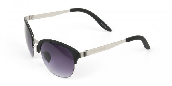 Stylish-Dark-Grey-Round-wayfarer-Sunglasses-Frames-3