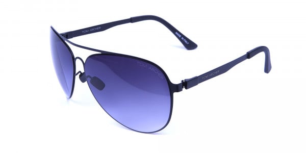 Bold Black & Grey Sunglasses -2