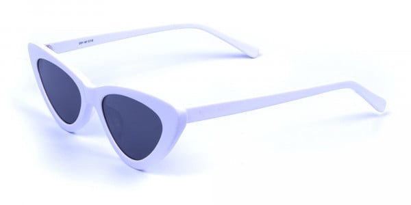 white round cat-eye sunglasses - 2
