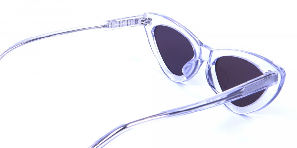 Clear Frame Cat Eye Sunglasses  - 4
