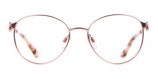 Ted Baker TB2243 Rosegold Round Metal Glasses Women -1