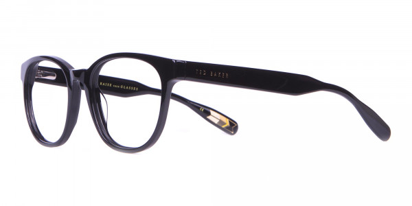TED BAKER TB8197 Cade Glasses Classic Round Black Chunky-3