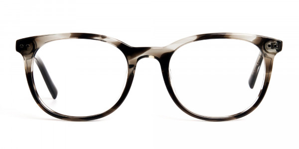 grey-tortoise-shell-wayfarer-round-full rim-glasses-frames -1