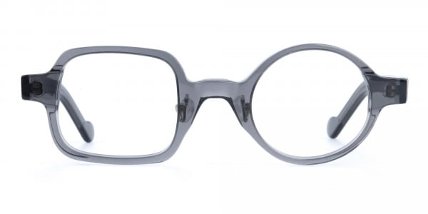 Asymmetric Round and Square Eyeglasses-1