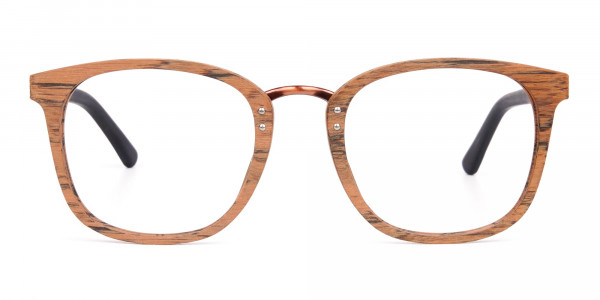 brown wooden glasses