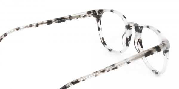 Marble Grey Glasses Frames in Wayfarer - 5