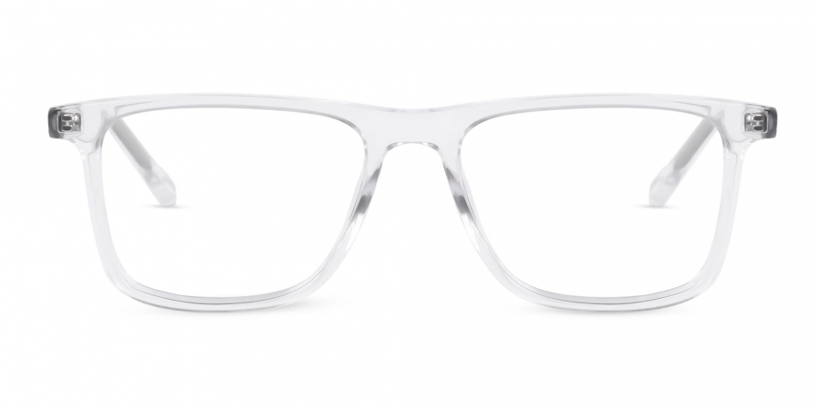 Crystal Clear Rectangular Eyeglasses Frames