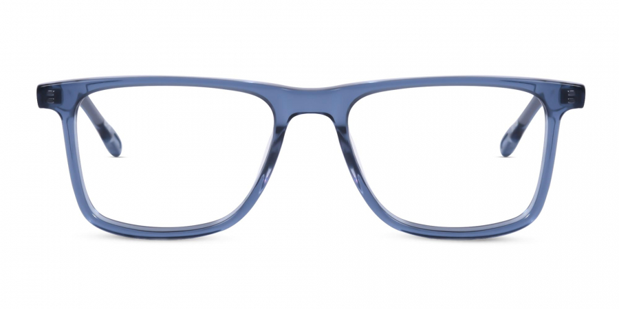 Crystal Denim Blue Rectangular Acetate Glasses