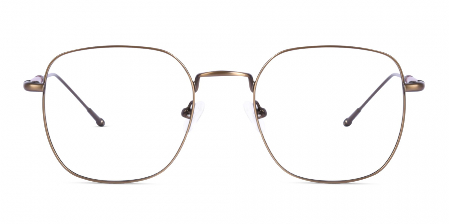 Square Gold Frame Glasses