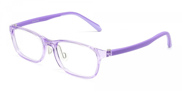 purple kids glasses