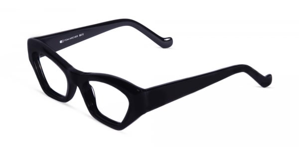 Thick Frame Cat Eye Glasses