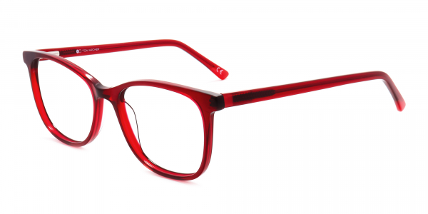 red square glasses  