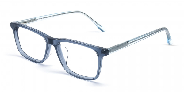 blue acetate glasses